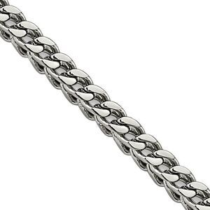 3mm Stainless Steel Franco Chain Necklace, 20 Inch